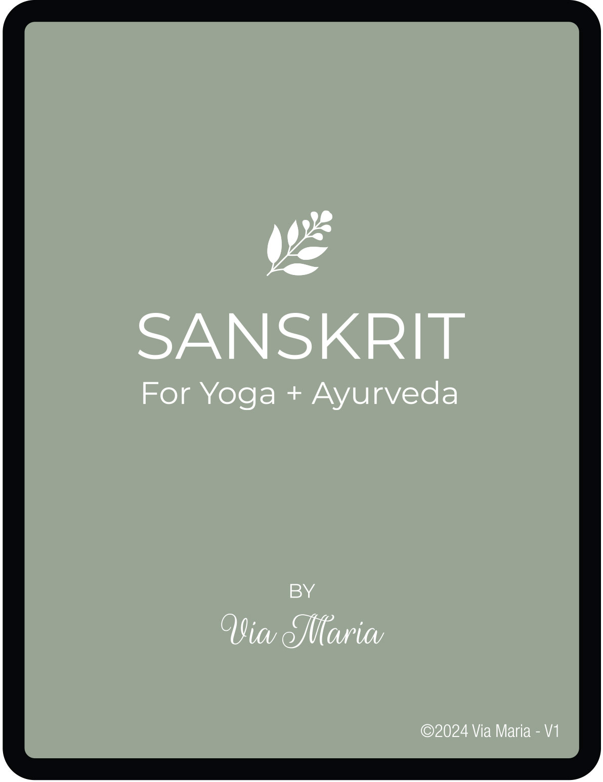 Sanskrit Flashcards for yoga and ayurveda